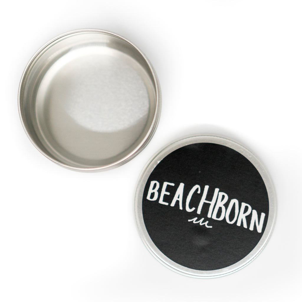 BeachBorn Round Travel Tin - BEACH BORN