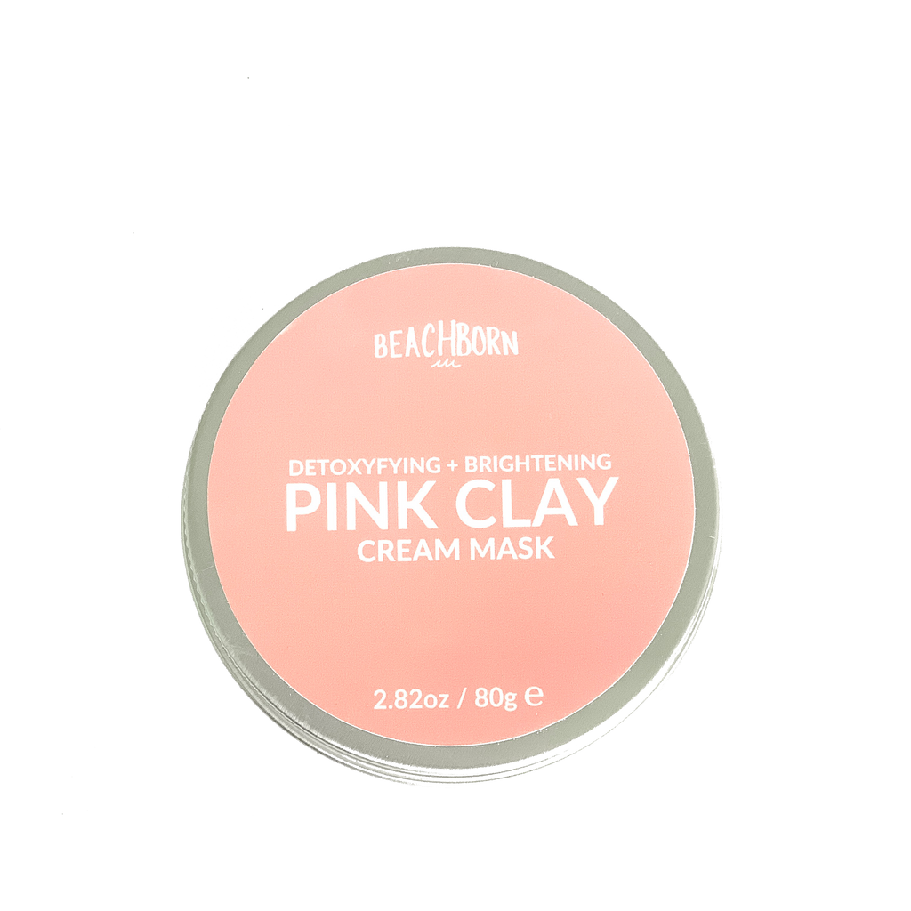 Pink Clay Mask - BEACH BORN