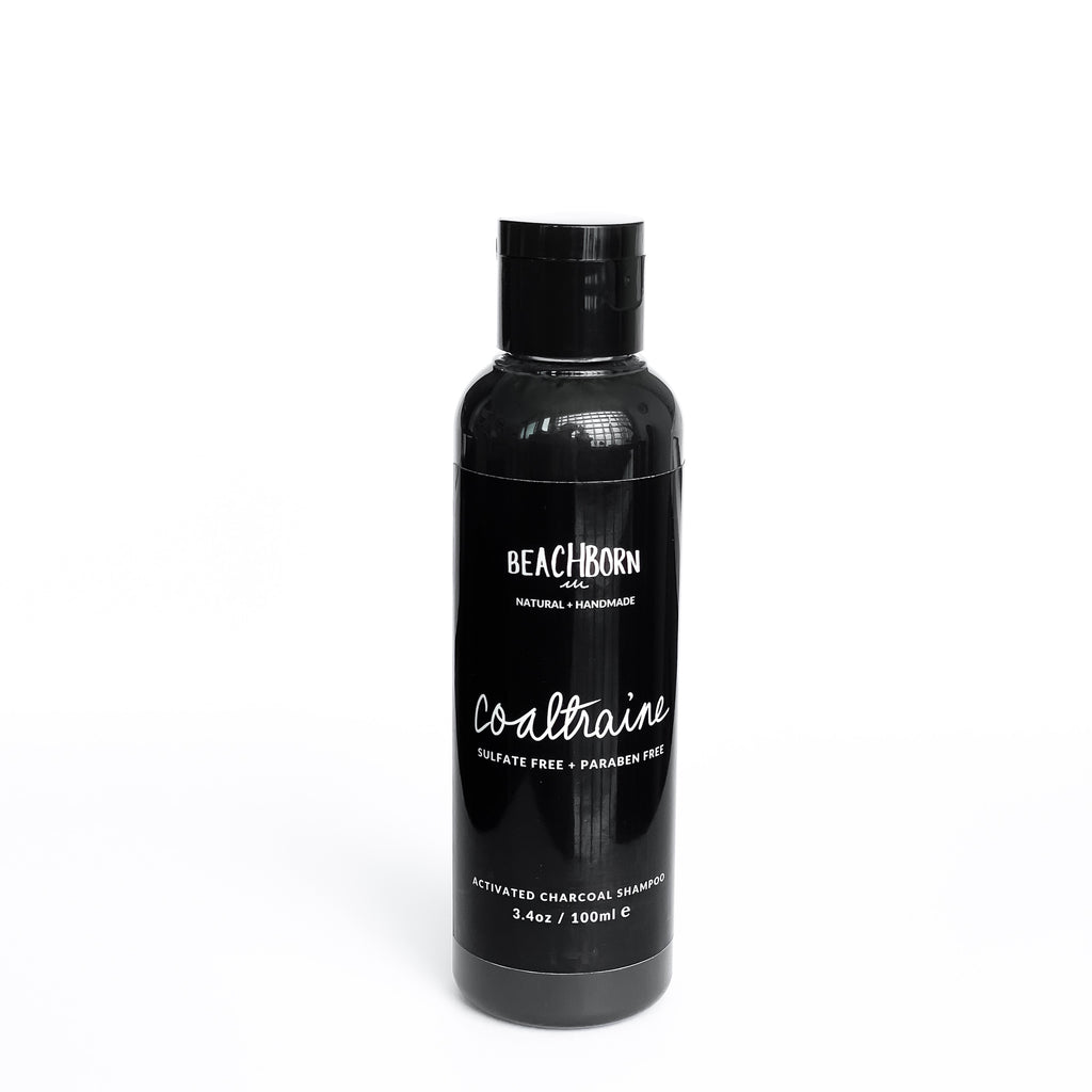 Coaltraine Activated Charcoal Shampoo - BEACH BORN